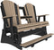 Adirondack 5 Foot Balcony Poly Glider with Console by LuxCraft