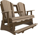 Adirondack 5 Foot Balcony Poly Glider with Console by LuxCraft