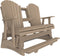 Adirondack 5 Foot Balcony Poly Glider with Console by LuxCraft