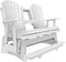 Adirondack 5 Foot Balcony Poly Glider with Console by LuxCraft