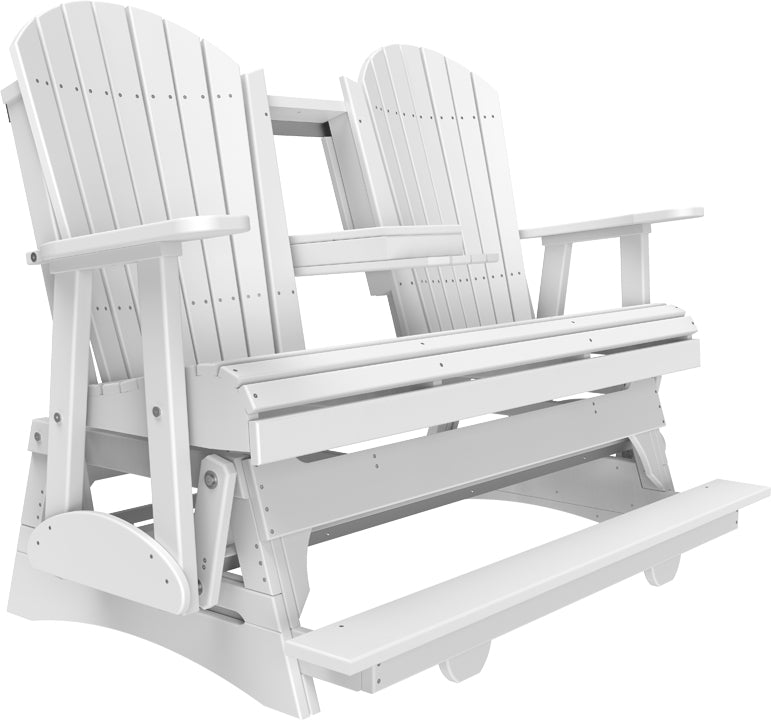 Adirondack 5 Foot Balcony Poly Glider with Console by LuxCraft