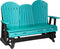 Adirondack 5 Foot Poly Glider with Console by LuxCraft