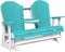 Adirondack 5 Foot Poly Glider with Console by LuxCraft