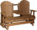 Adirondack 5 Foot Poly Glider with Console by LuxCraft