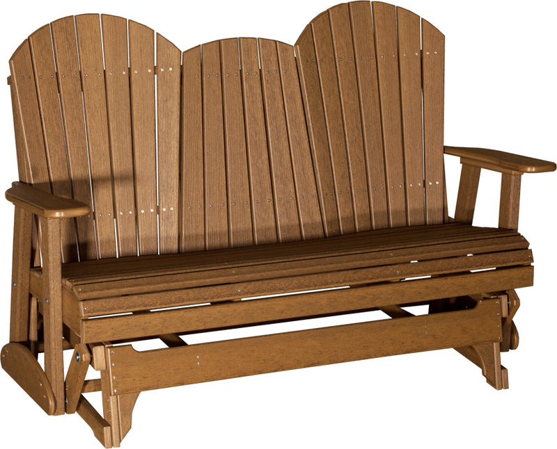 Adirondack 5 Foot Poly Glider with Console by LuxCraft