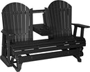 Adirondack 5 Foot Poly Glider with Console by LuxCraft