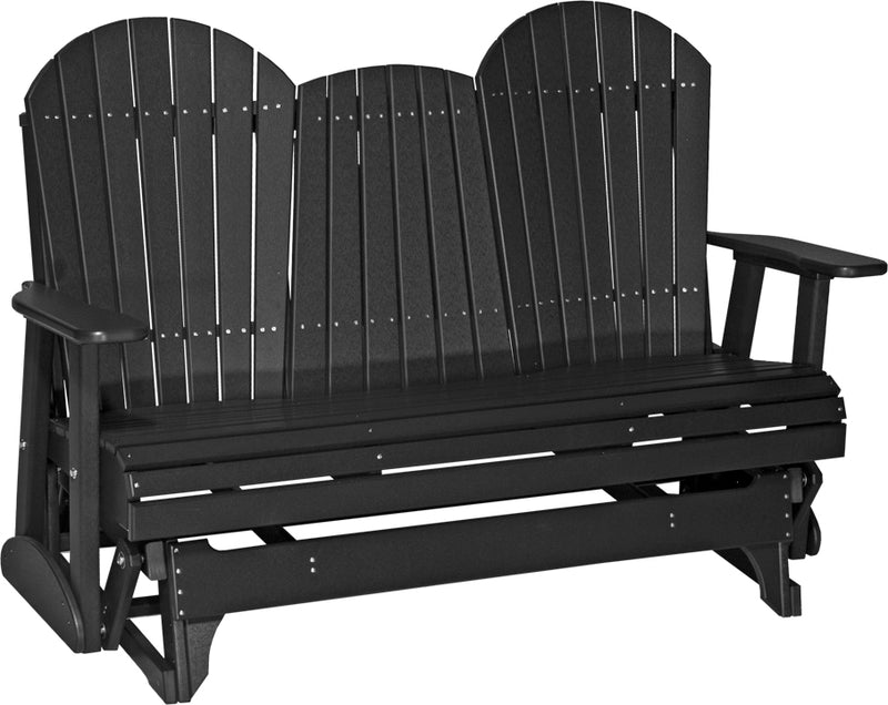 Adirondack 5 Foot Poly Glider with Console by LuxCraft