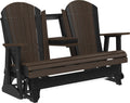 Adirondack 5 Foot Poly Glider with Console by LuxCraft