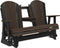 Adirondack 5 Foot Poly Glider with Console by LuxCraft