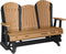 Adirondack 5 Foot Poly Glider with Console by LuxCraft