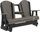 Adirondack 5 Foot Poly Glider with Console by LuxCraft