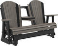 Adirondack 5 Foot Poly Glider with Console by LuxCraft