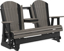 Adirondack 5 Foot Poly Glider with Console by LuxCraft