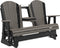 Adirondack 5 Foot Poly Glider with Console by LuxCraft