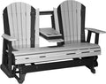 Adirondack 5 Foot Poly Glider with Console by LuxCraft