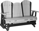 Adirondack 5 Foot Poly Glider with Console by LuxCraft