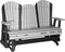 Adirondack 5 Foot Poly Glider with Console by LuxCraft