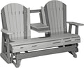 Adirondack 5 Foot Poly Glider with Console by LuxCraft