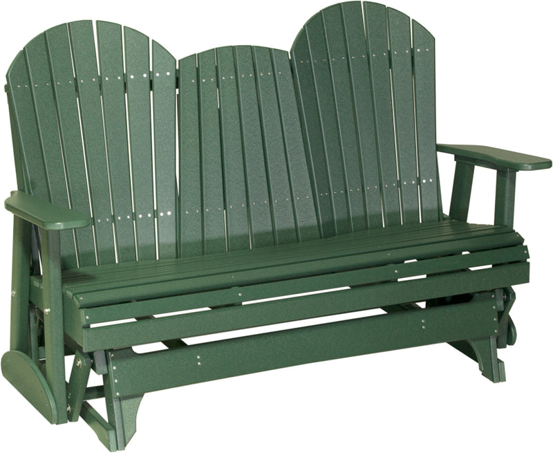 Adirondack 5 Foot Poly Glider with Console by LuxCraft
