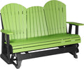 Adirondack 5 Foot Poly Glider with Console by LuxCraft