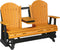 Adirondack 5 Foot Poly Glider with Console by LuxCraft