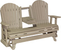 Adirondack 5 Foot Poly Glider with Console by LuxCraft
