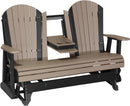 Adirondack 5 Foot Poly Glider with Console by LuxCraft