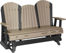 Adirondack 5 Foot Poly Glider with Console by LuxCraft