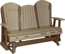Adirondack 5 Foot Poly Glider with Console by LuxCraft