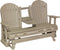 Adirondack 5 Foot Poly Glider with Console by LuxCraft