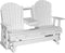 Adirondack 5 Foot Poly Glider with Console by LuxCraft