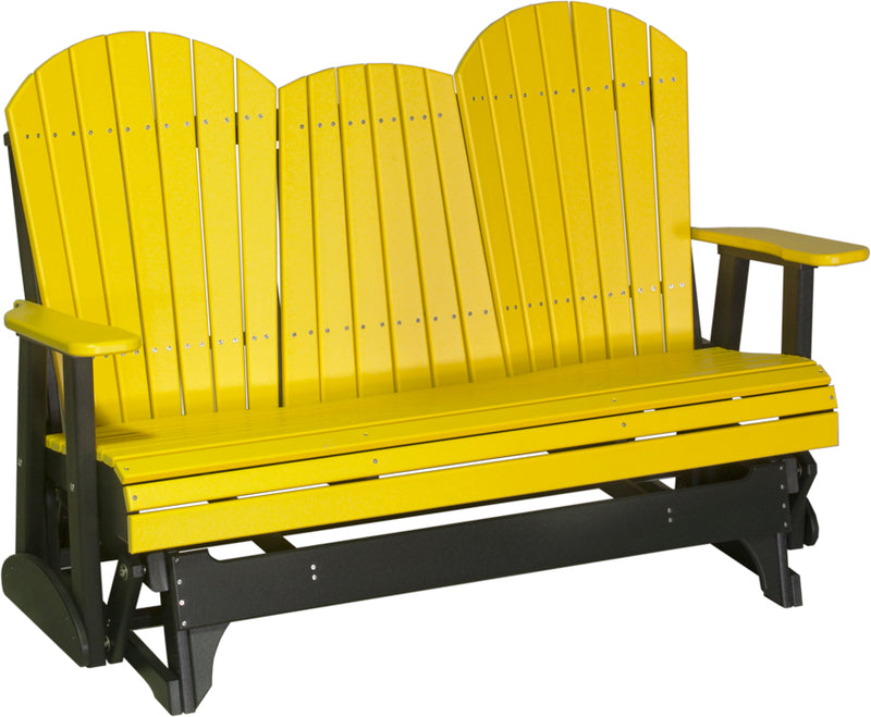 Adirondack 5 Foot Poly Glider with Console by LuxCraft