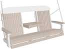 Classic Porch Swing 5 Foot with Fold Down Console by LuxCraft