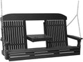 Classic Porch Swing 5 Foot with Fold Down Console by LuxCraft