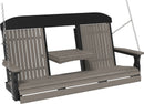 Classic Porch Swing 5 Foot with Fold Down Console by LuxCraft