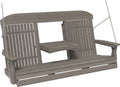 Classic Porch Swing 5 Foot with Fold Down Console by LuxCraft