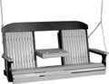 Classic Porch Swing 5 Foot with Fold Down Console by LuxCraft