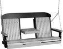 Classic Porch Swing 5 Foot with Fold Down Console by LuxCraft
