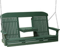 Classic Porch Swing 5 Foot with Fold Down Console by LuxCraft