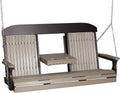 Classic Porch Swing 5 Foot with Fold Down Console by LuxCraft