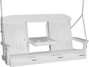Classic Porch Swing 5 Foot with Fold Down Console by LuxCraft