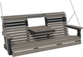 Plain Porch Swing 5 Foot with Fold Down Console by LuxCraft
