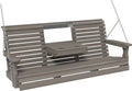 Plain Porch Swing 5 Foot with Fold Down Console by LuxCraft