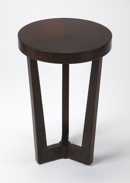 Aphra 16 in. W Round Wood Modern Side Table by Butler Specialty Company