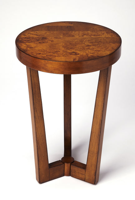 Aphra 16 in. W Round Wood Side Table with Tripod Base by Butler Specialty Company