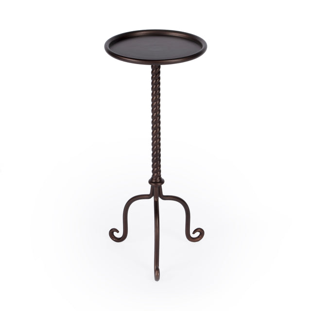 Alma 12 in. W Metal Pedestal Base Side Table by Butler Specialty Company