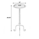 Alma 12 in. W Metal Pedestal Base Side Table by Butler Specialty Company