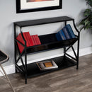 Keats 36 in. W Rectangular Iron 2-Tier Library Bookcase by Butler Specialty Company