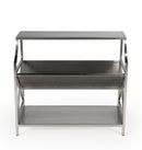 Keats 36 in. W Rectangular Iron 2-Tier Library Bookcase by Butler Specialty Company