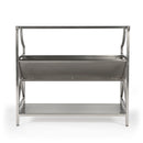 Keats 36 in. W Rectangular Iron 2-Tier Library Bookcase by Butler Specialty Company